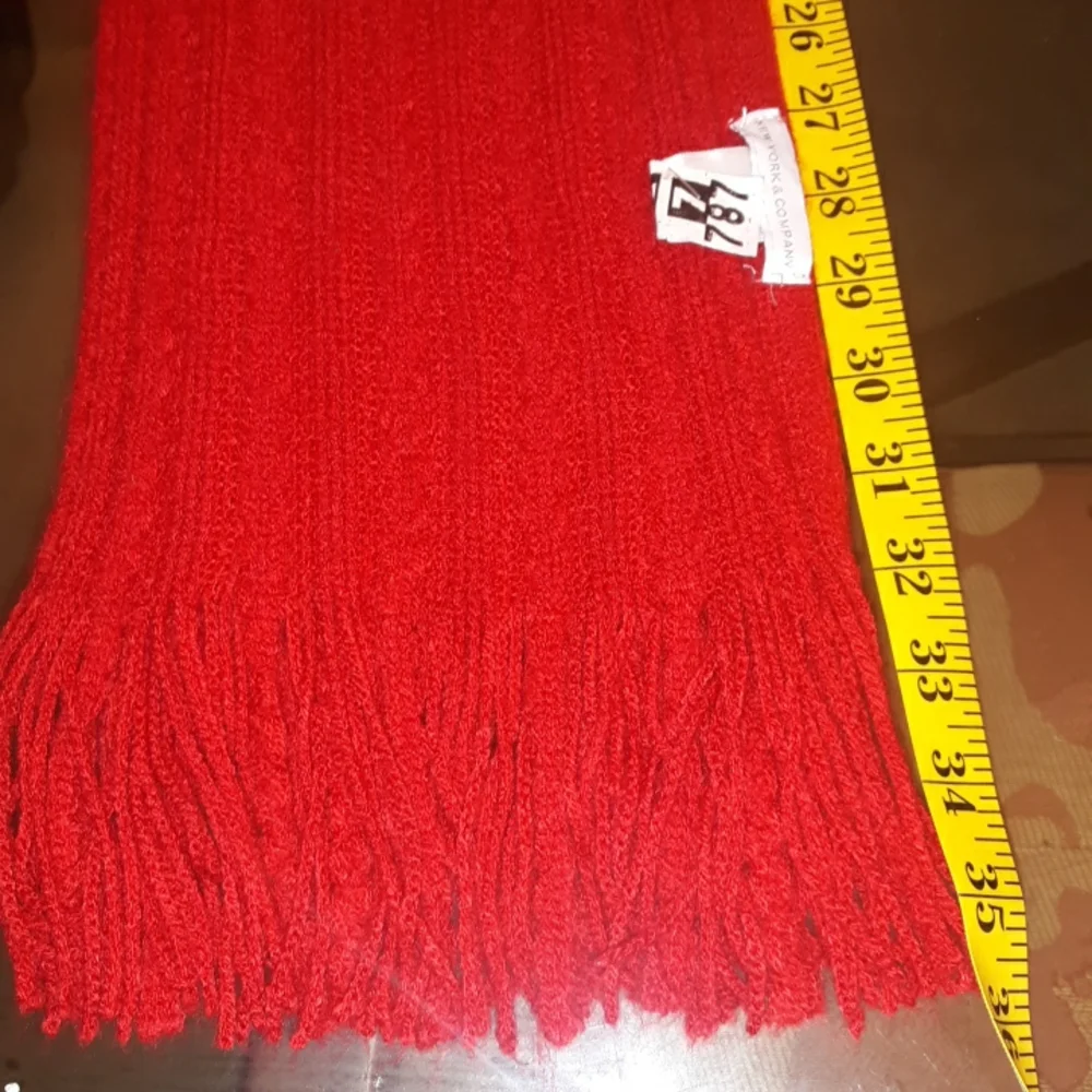 New York & Company red scarf